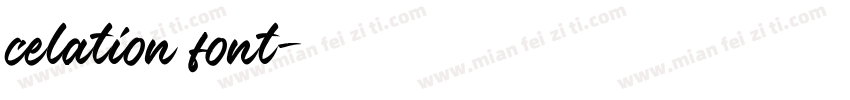 celation font字体转换